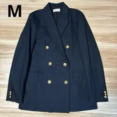紺ブレ ダブル テーラードジャケット