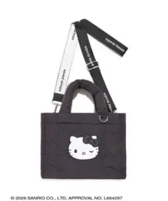 sanrio house ハローキティ２WAYハートキルティングバッグ