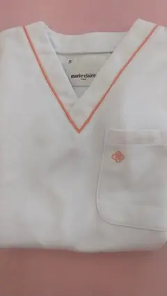 marie claire PARIS 介護用シャツ Sサイズ ホワイトのサムネイル
