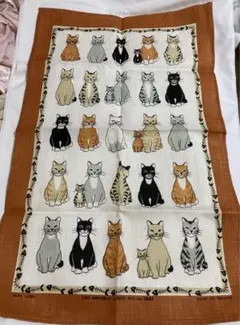 未使用Cats arrivedアイルランド製アルスターウィーバーズ ティータオルのサムネイル