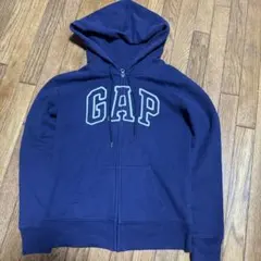 00s OLD GAP ジップフーディー パーカー y2k 平成 ネイビー XS