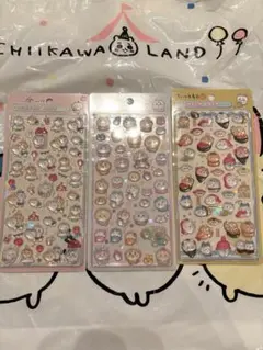 新品未開封　ちいかわ　ボンボンドロップシール　3種セット