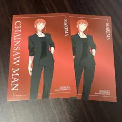 チェンソーマン ブラックコーデ 新宿 マルイ 特典 ポストカード マキマ