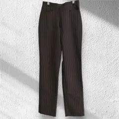 美品　90s クーカイ　スラックスパンツ　ハイウエスト　ピンストライプ　フランス