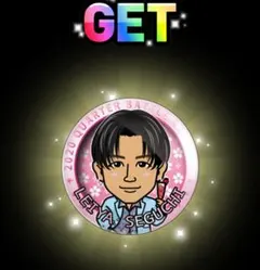 瀬口 黎弥 75㍉缶バッジ