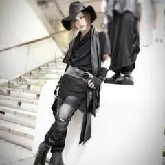 civarize V系 ライダース ジレ ロック ドレープ ブラック - メルカリ
