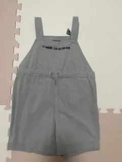 COMME CA DU MODE グレー ショートオーバーオール 95