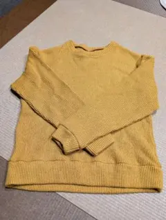 160センチDILASHマスタード色 セーター