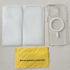 iPhone 15 Pro Max クリア ケース MagSafe画面フィルム