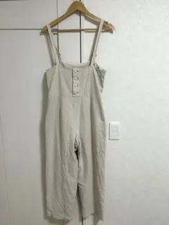 美品⭐️春夏レリューム綿麻サロペット　emmiフリークスクラネアンヌーククレドナのサムネイル