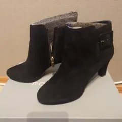 ROCKPORT ブラック スエード ブーティ