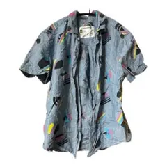 半袖シャツ XS メンズ　オシャレ　一点もの　古着限定