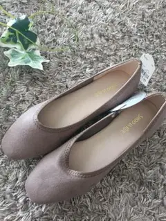 新品未使用！脱げにくい❣️ ストレッチスエードローヒール　22.5㎝