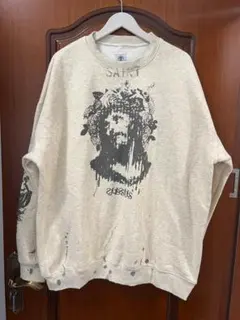 『セントマイケル』 (XL) 23aw JESUSプリントクルーネックスウェット セントマイケル』 (M) 23aw JESUSプリントクルーネック