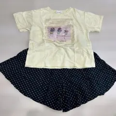 アイスTシャツ＆ドットキュロット