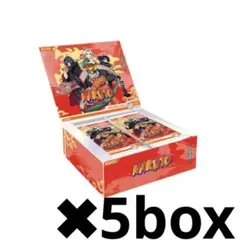 KAYOU NARUTO カード box シュリンク付き未開封 英語版 5箱 - メルカリ