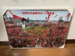 n*i様 限定品 広島東洋カープ 2018年3連覇 記念選手会サイン入り写真