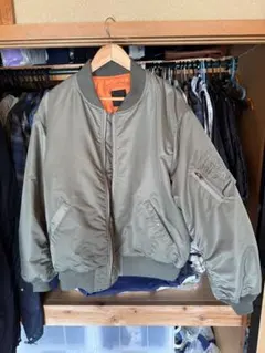 ビームスMA-1フライトジャケット オリーブ XL