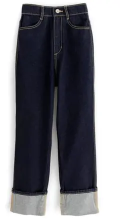 ロールアップデニム