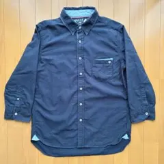 BEAMS HEART 七分袖 ネイビー　シャツ　Mのサムネイル