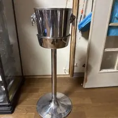 新品 特注 ブラック＆ホワイト 黒白 ミニサインポール 屋内用 理容室