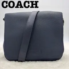 現行・極美品✨ コーチ ゴッサム ショルダーバッグ メッセンジャー シボ革 紺