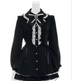 Jamieエーエヌケー 姫袖トップス ブラック×ブルー ゴスロリ - メルカリ