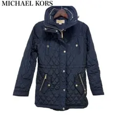 MICHAEL KORS ネイビー キルティングダウンジャケット