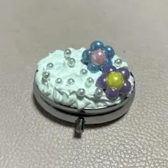 ハンドメイド　ホイップデコ　小物入れ　マルチケース　フラワー　キッズ　平成女児