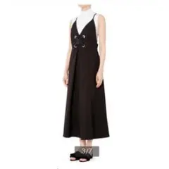 ルシェルブルー ★ビッグレースアップキャミソールドレス