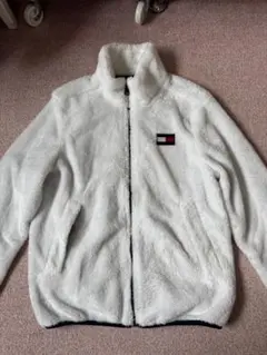 トミーヒルフィガー フリースジャケット ホワイト