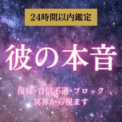 【限定特別特価】彼の本音/霊視/タロット占い/スピリチュアル/復縁/秘密の恋