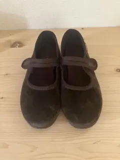 Cienta ダークブラウン バレエシューズ