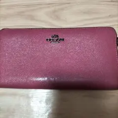 COACH ピンク 長財布