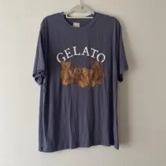 【未使用】ジェラートピケ　ベア柄 上下セット　ネイビー　ロングパンツ