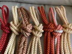 ゆ1659⭐️帯締め❤️まとめ売り❤️7点セット❤️着物❤️丸組❤️和装小物⭐️長尺あり⭐️着付