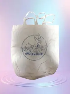 【希少】ANGEL BLUE エコバッグ ホワイト