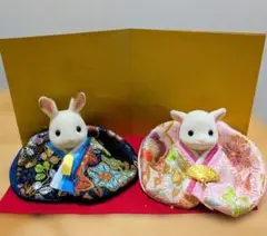 最終値下げ　シルバニア　豪華金襴生地の雛人形の衣装