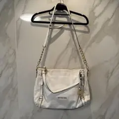 MICHAEL KORS レザーショルダーバッグ　ホワイト
