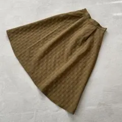 grove キルティング フレアスカート