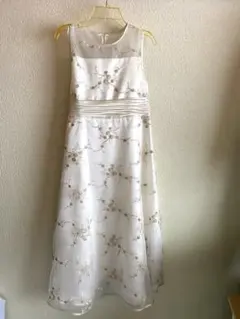 Bonnie Jean 花柄刺繍ドレス (発表会、結婚式等)子供用ドレス