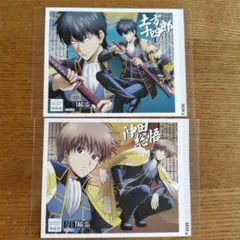 銀魂 吉原大炎上　サントリー オリジナルラベル缶 ステッカー 土方　沖田
