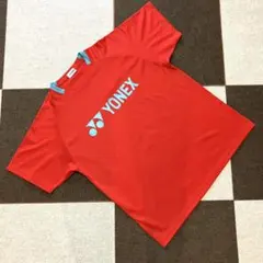 YONEX ヨネックス レッド 半袖シャツOサイズ　　 テニス／ソフトテニス