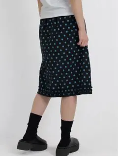 Enewd nina dot medium skirt ブラック Y2K