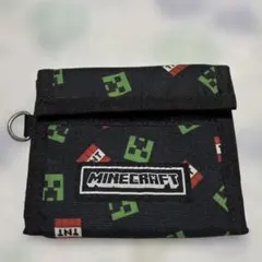 MINECRAFT　マインクラフト 総柄 財布　TNT クリーパー