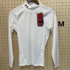 メンズヒートギアコンプレッション長袖モックシャツ M（1369606）