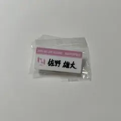 2025 INI LIVE XQUARE ピンバッジ 佐野雄大