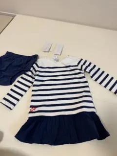 【タグ付き】【着用無し】Ralph Lauren ストライプ ワンピース 12M