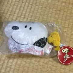 スヌーピー クッションポーチ&ウッドストック