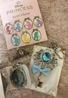 ディズニーストアクラブ プリンセスシークレットチャーム シンデレラ3点セット